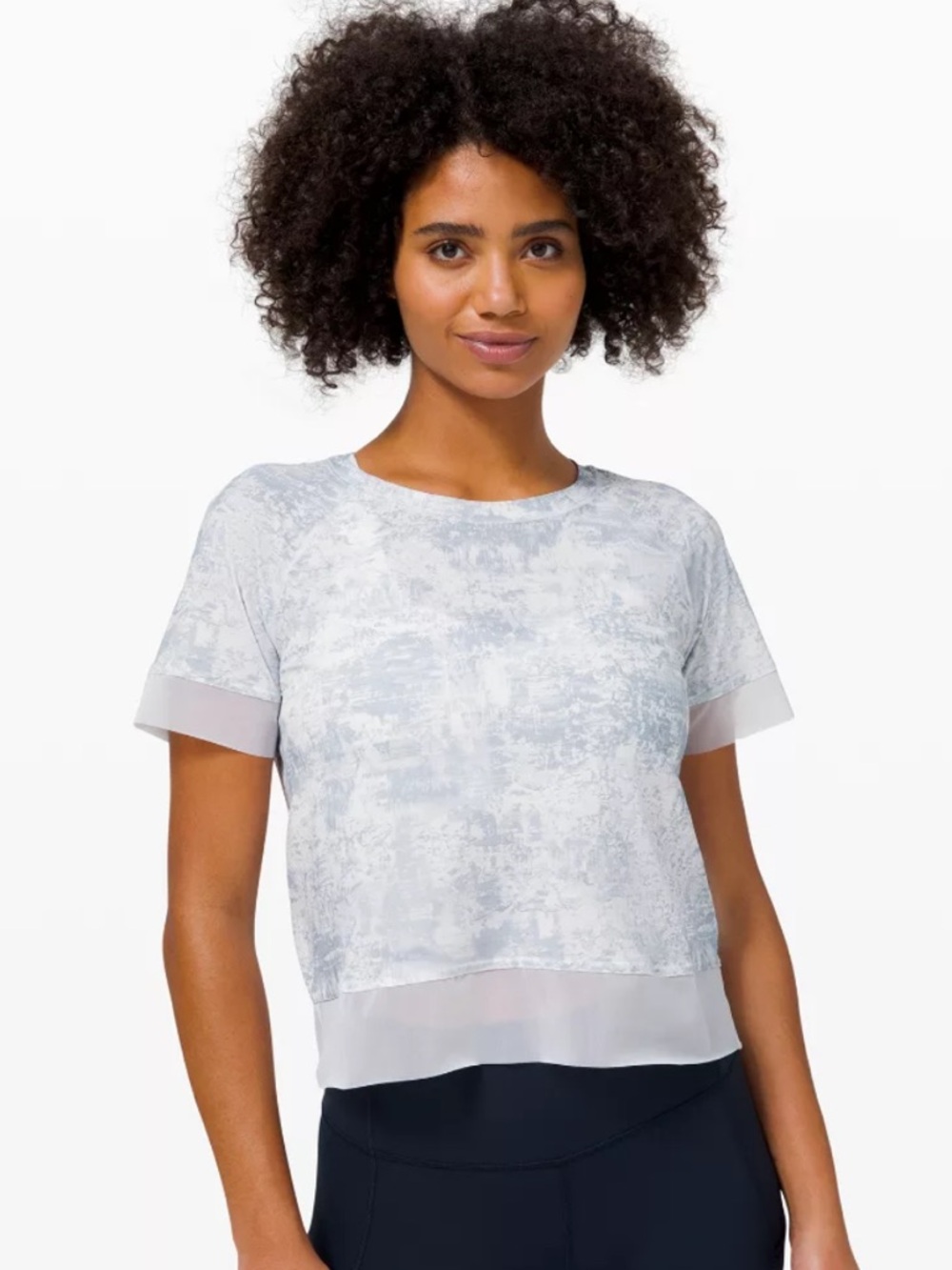 Lululemon Stripe in Stride Short Sleeve